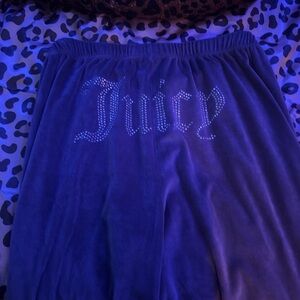 Juicy Couture Dark Grey Velour Lounge Pants
